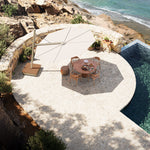 Versa UX cantilever umbrella, Safari, Round 3.5 m, 80°