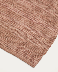 SALLOVA Pink jute rug 160 x 230 cm