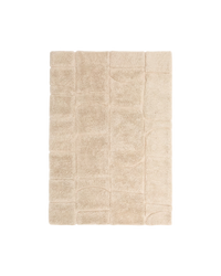 NAK Ecru wool jacquard rug, 160 x 230 cm