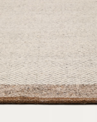 NIFELIA Wool carpet beige