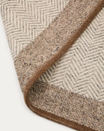 NIFELIA Wool carpet beige