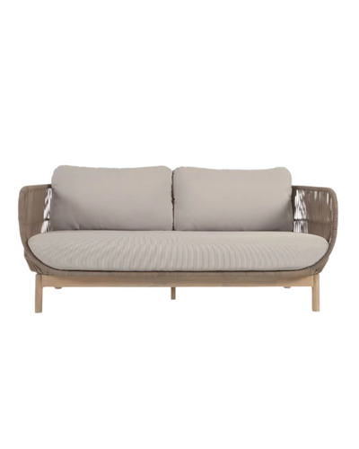 CATALINA Trosjed izrađen od bež užadi i 100% FSC punog drva akacije, 170 cm