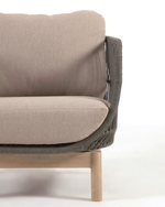 CATALINA Trosjed izrađen od zelene užadi i 100% FSC punog drva akacije, 170 cm