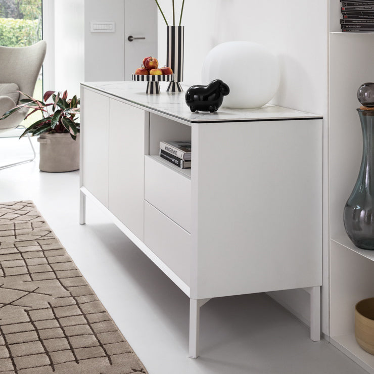 YORK Komoda s 2 vrata i 2 ladice