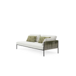 ZIP 2 seater sofa with left/right zip element