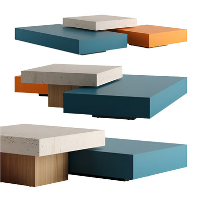 DOLMEN Kvadratni stolići za kavu