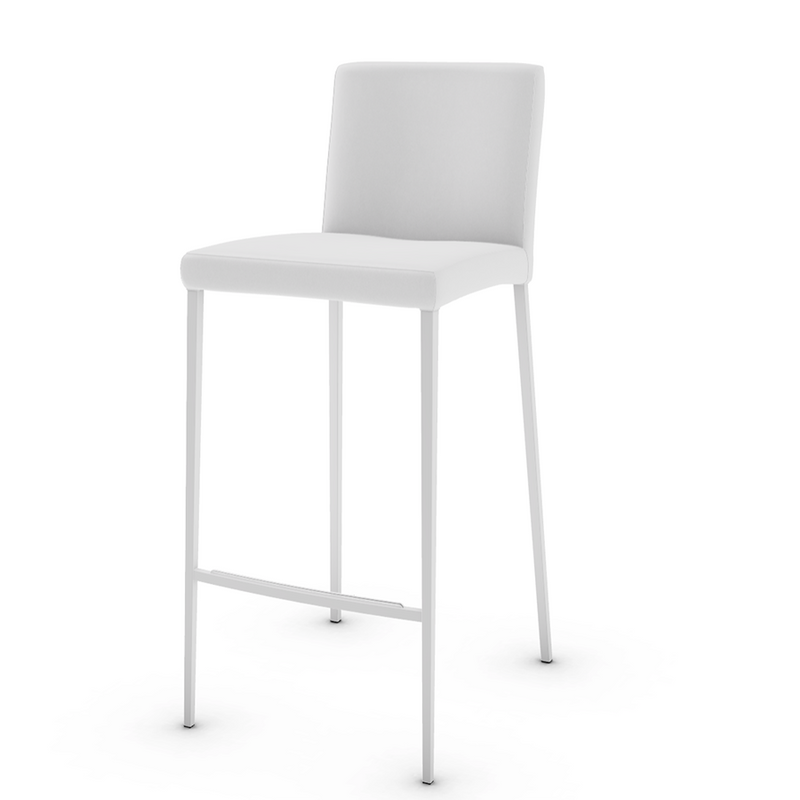 AIDA Stool with padded seat and metal frame