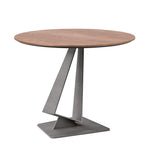 ROGER Okrugli stol s pločom od orahovine