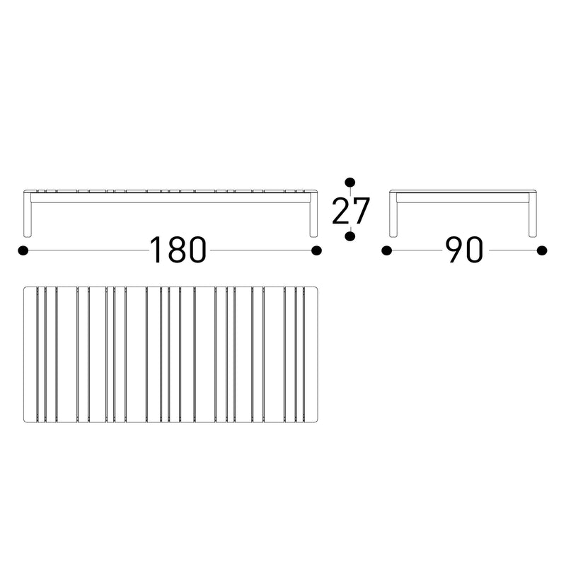 BALI Base coffee table