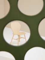 EDELWEISS Wooden chair without cushion