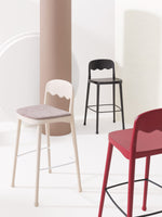 FRISÉE Barstool without a cushion