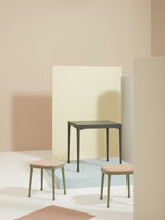 FRISÉE Wooden side table 75x75