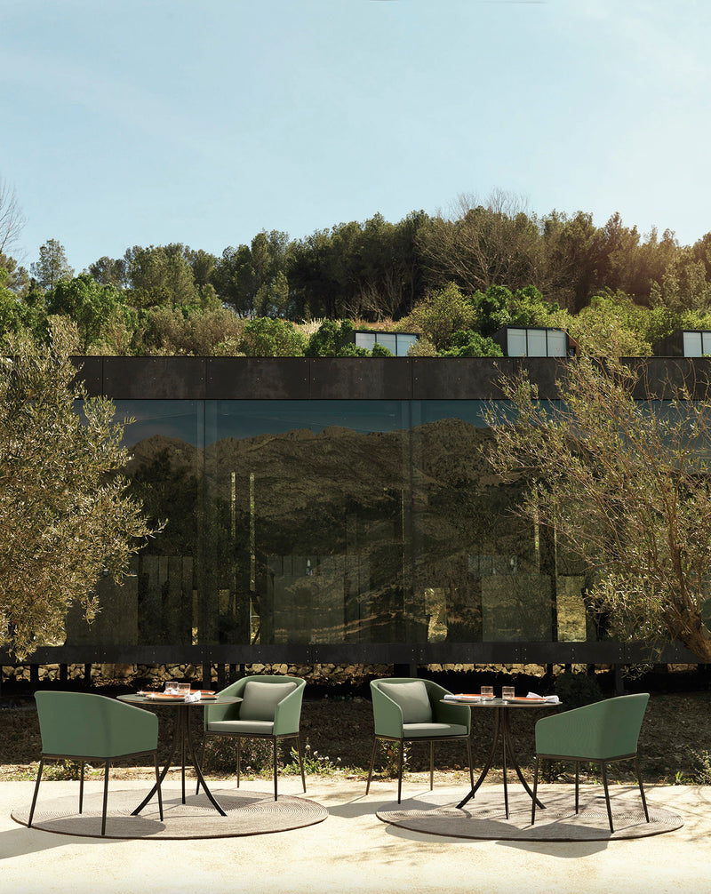 BISTRO Vanjski blagovaonski stol s okruglom pločom ∅80