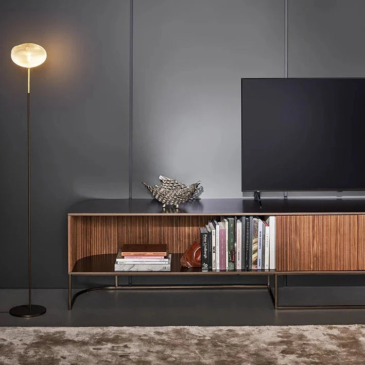 DUNE TV STAND with shaped base