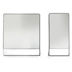 NARCISO Mirrors with rectangular shape and the rounded corners