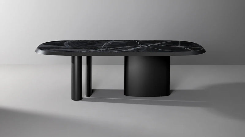 PADIGLIONI Blagovaonski stol s mramornom pločom, L 290 x 115 cm