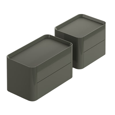 ARRAGAN Noćni ormarić i komoda s ladicama