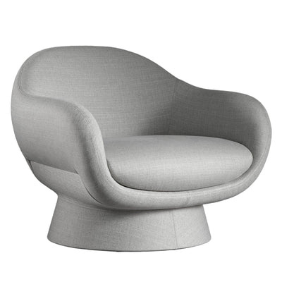 BOOLEAN Armchair with covered base