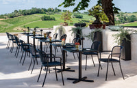 CAFE Outdoor chair with armrests