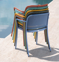 CAFE Outdoor chair with armrests