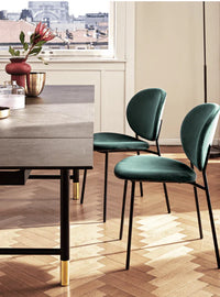 INÈS Chair with metal legs