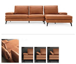 LANDA 3-seater sofa with chaise longue