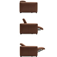 WAVE Sofa with 3x electric relax mechanism and 3x manual adjustable headrests | Leather