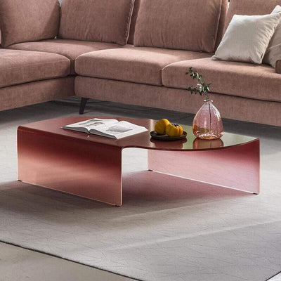 MERIAN Coffee table in nuanced glass