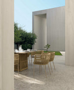 CLIFF Vanjski blagovaonski kvadratni stol