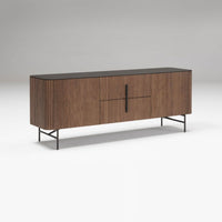 RIGADIN sideboard with metal / marble-stone top