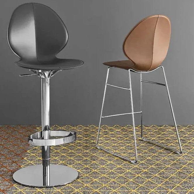 BASIL Stool with metal base