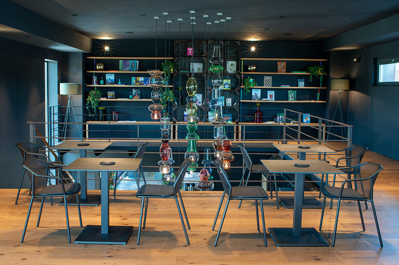 DARWIN 2 Seats square collapsible table