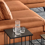 LANDA 3-seater sofa with chaise longue