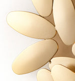 FOLIAE LAMP Čelična zidna svjetiljka izrađena s ručno zavarenim ukrasima u obliku lista