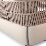 LENA Outdoor set of two armchairs, sofa and coffee table