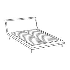 FLUFF Krevet s drvenim letvicama