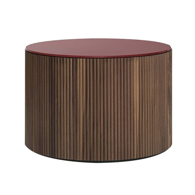 DRUM Stolić za kavu sa staklenom pločom