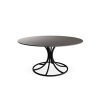 COLLIER 6/7 Seats round table with ceramic top