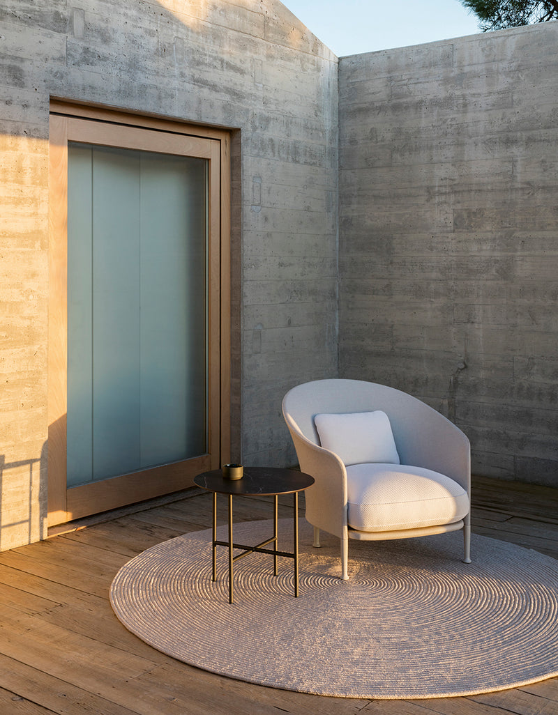 ESPIRAL Outdoor okrugli tepih