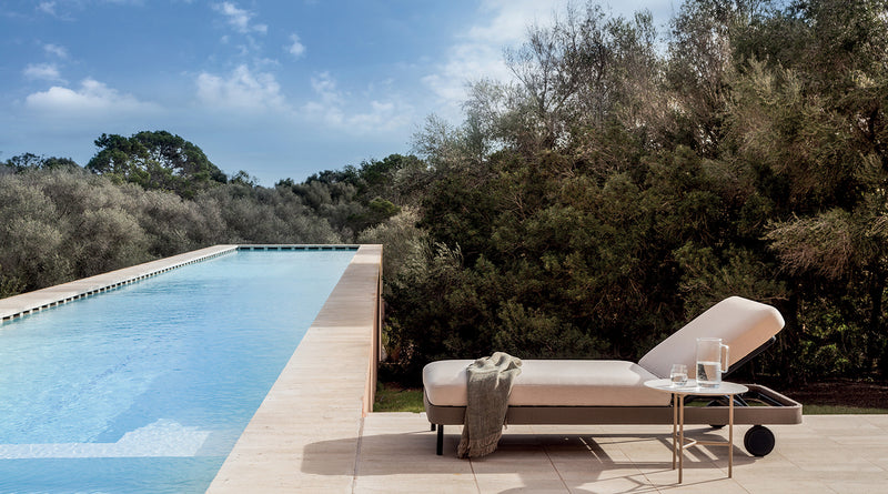 KABU Vanjska ležaljka s kotačima