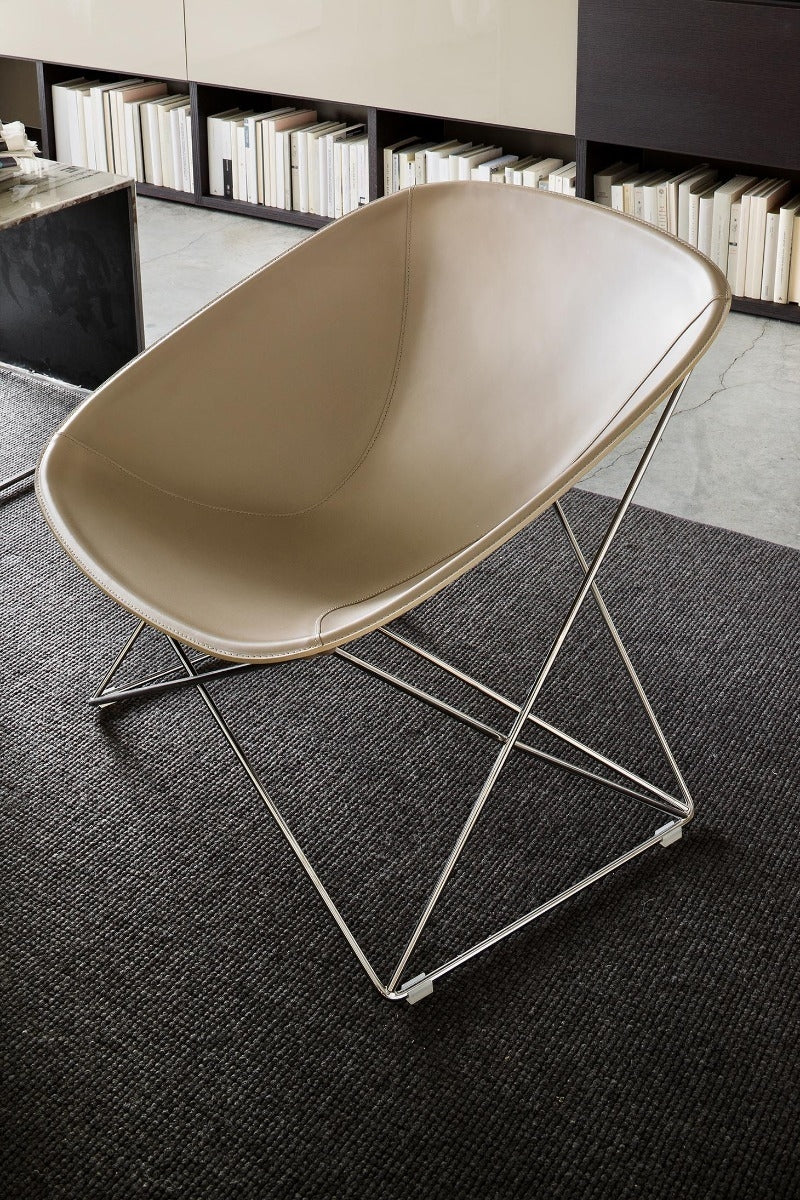 POPSI fotelja sa sjedalom u obliku školjke