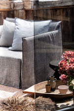 GHOST OUT 09 Upholstered armchair with removable covers