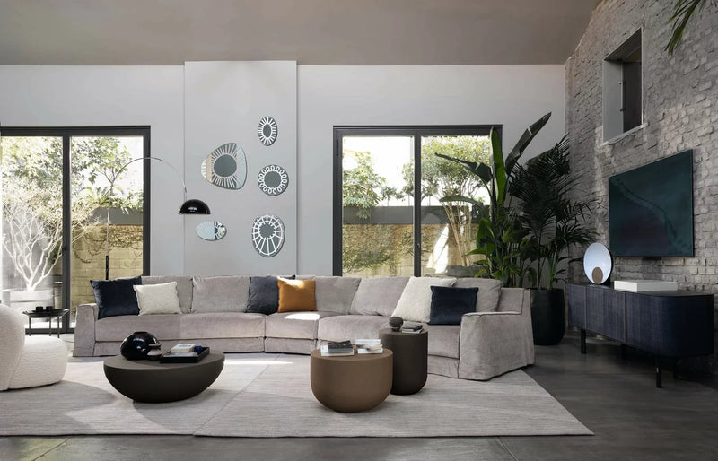 LOLL 02 Modularna sofa presvučena poliretanskom navlakom