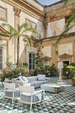 PLASTICS Outdoor 2-seater sofa