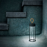 IN VITRO UNPLUGGED Portable lamp with a carrying handle