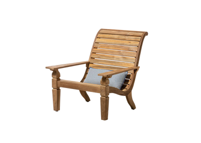 JEKO Outdoor armchair with long backrest