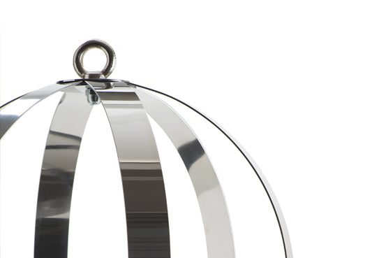 LA GABBIA Regal od čelika i aluminija