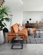 LANDA 3-seater sofa with chaise longue