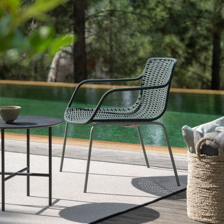 LAPALA Hand-woven low armchair
