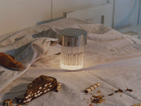 LAST ORDER Fluted portable lamp